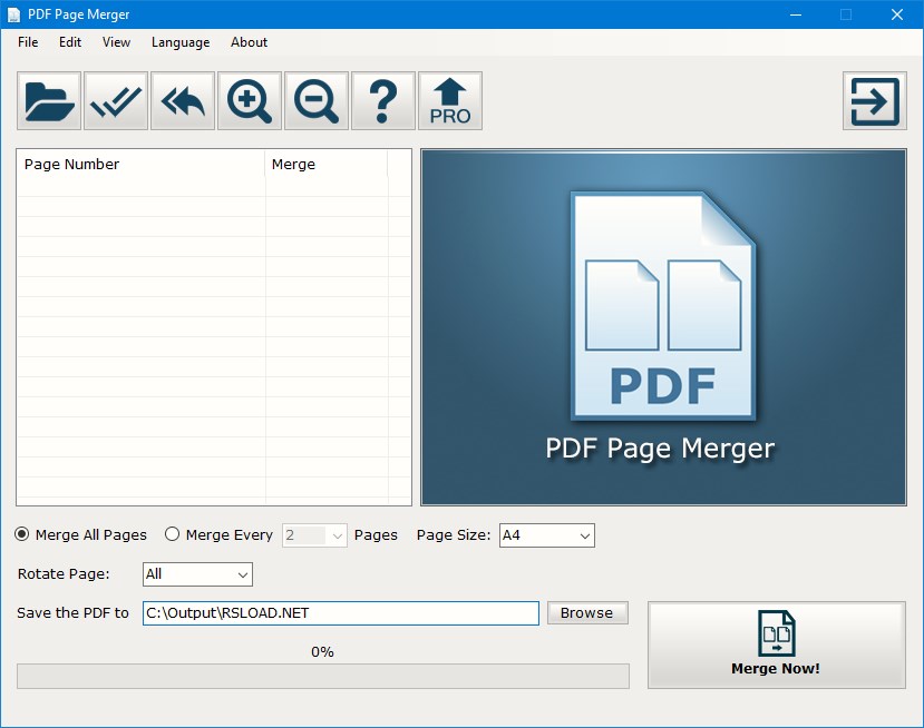 PDF Page Merger Pro + ключ